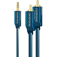 ClickTronic Casual Series 3m Audiokabel - High-Quality Sound, Perfect for Home & On-the-Go